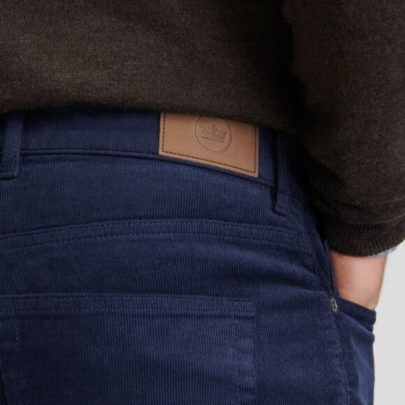 Peter Millar Crown Soft Corduroy 5-Pocket Pants Dark Navy 30x34 EXCELLENT - Picture 4 of 13